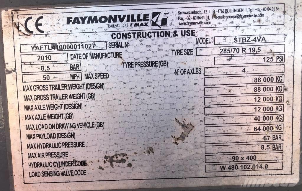 Faymonville STBZ-4VA Caricatore basso
