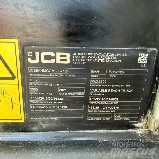 JCB 535V125 Sollevatori telescopici