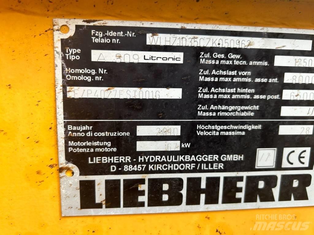 Liebherr A 309 Escavatori gommati