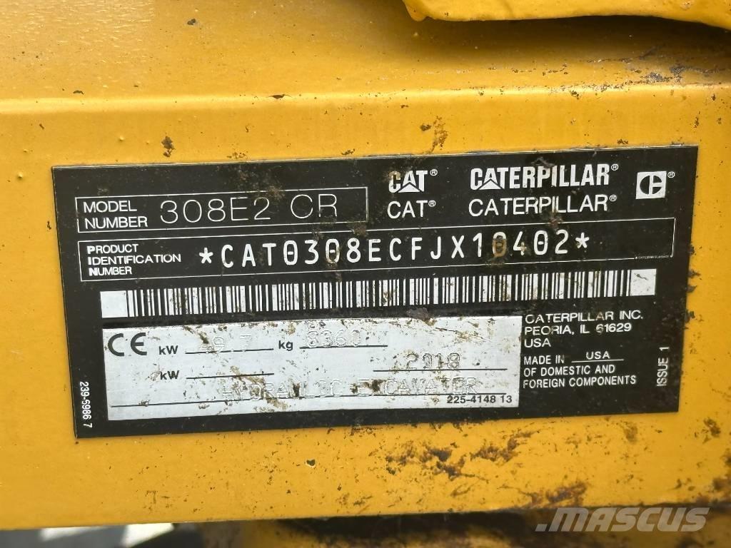 CAT 308 E 2 CR Escavatori medi 7t - 12t
