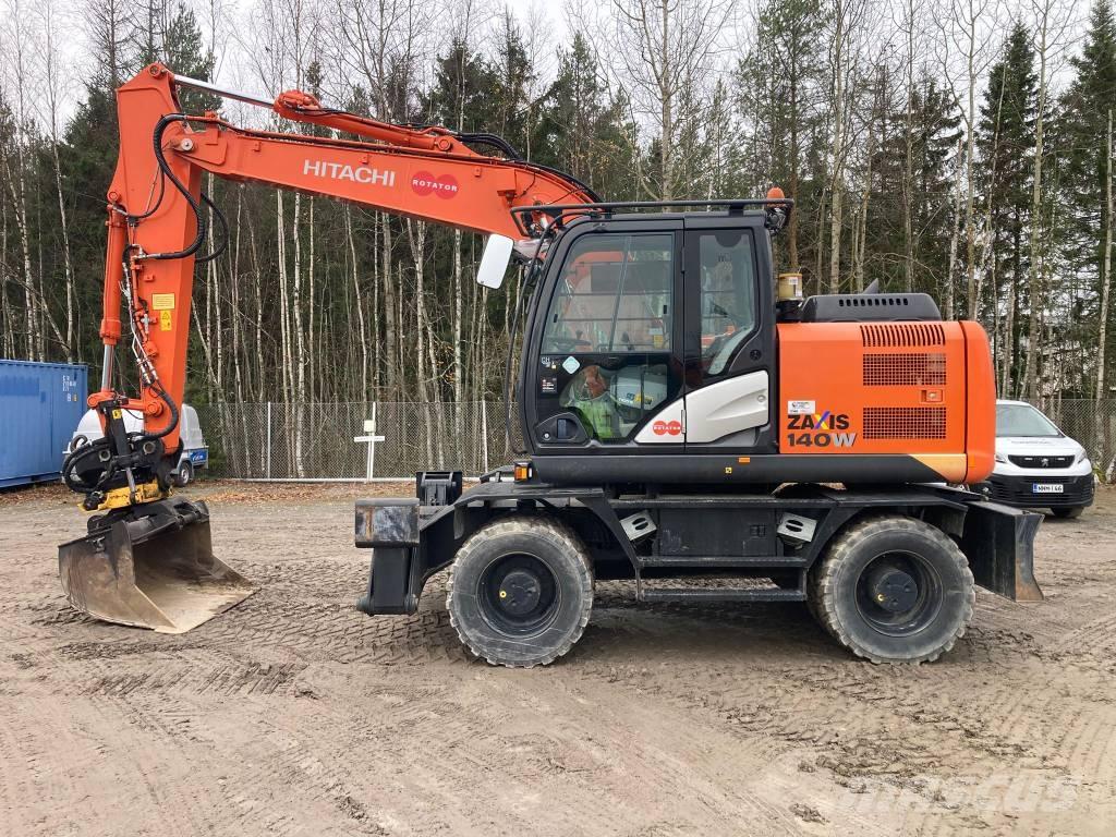 Hitachi ZX 140 W-5B Escavatori gommati