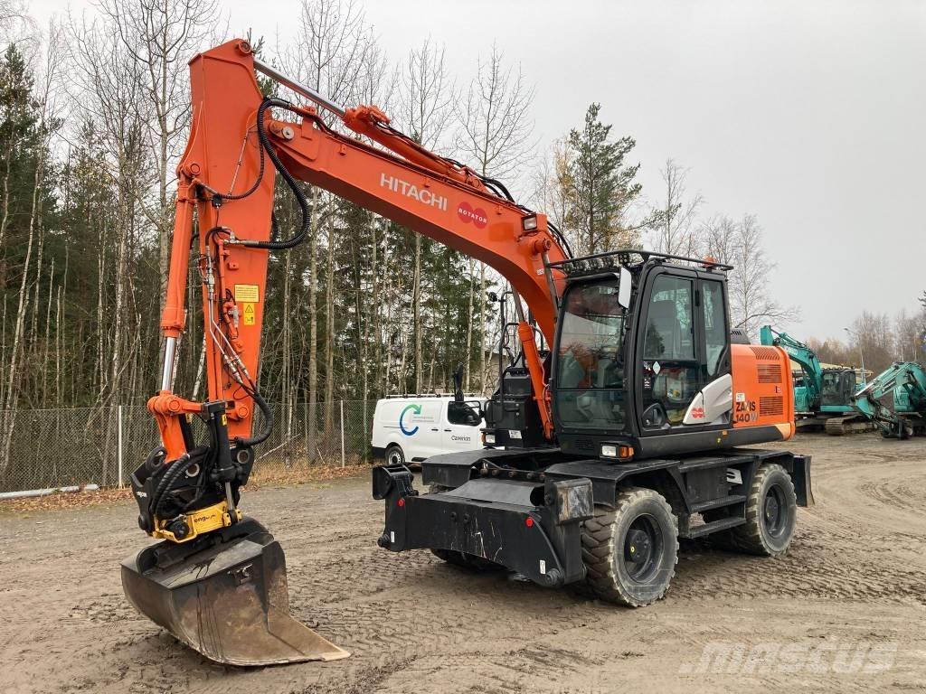 Hitachi ZX 140 W-5B Escavatori gommati