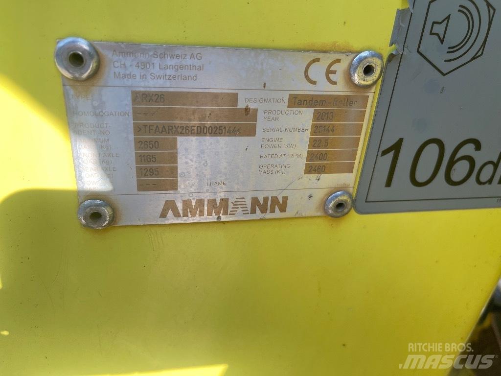 Ammann ARX 26 Rulli a doppio tamburo