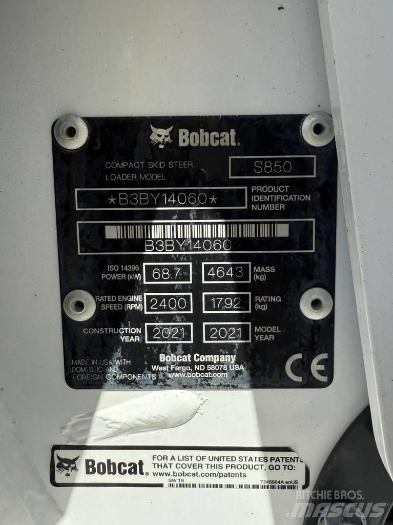 Bobcat S 850 Mini Pale Gommate