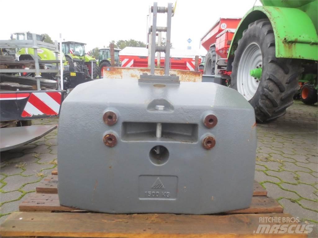 Agri CON 1500KG Rimorchi per balle
