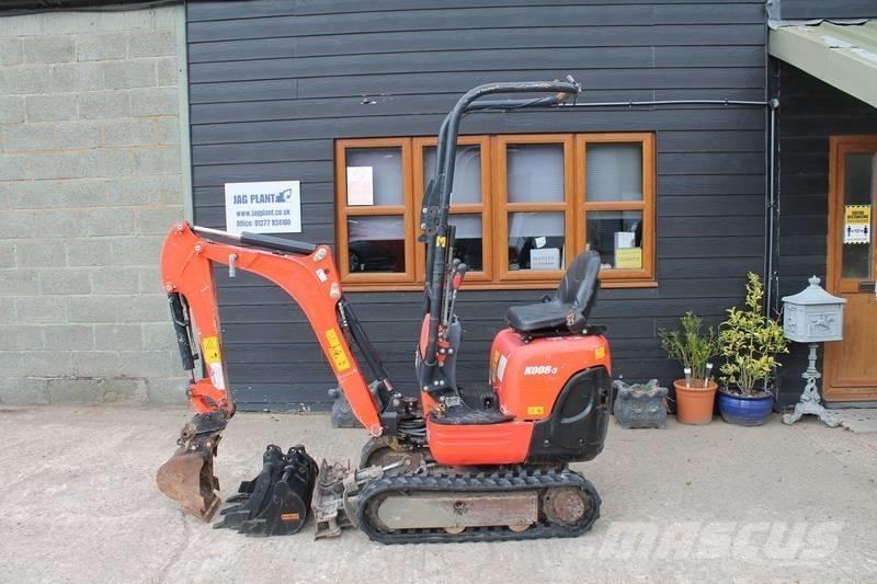 Kubota K 008-3 Miniescavatori
