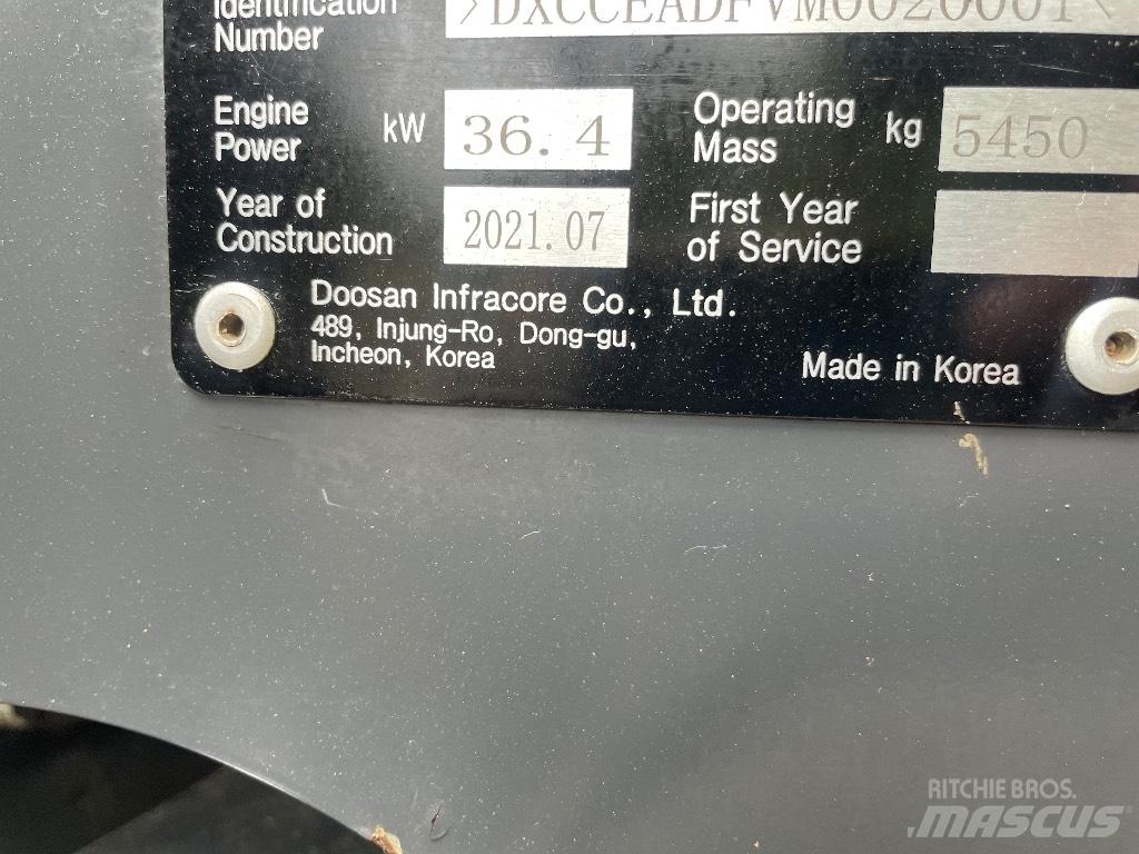 Doosan DX 50 Z Miniescavatori