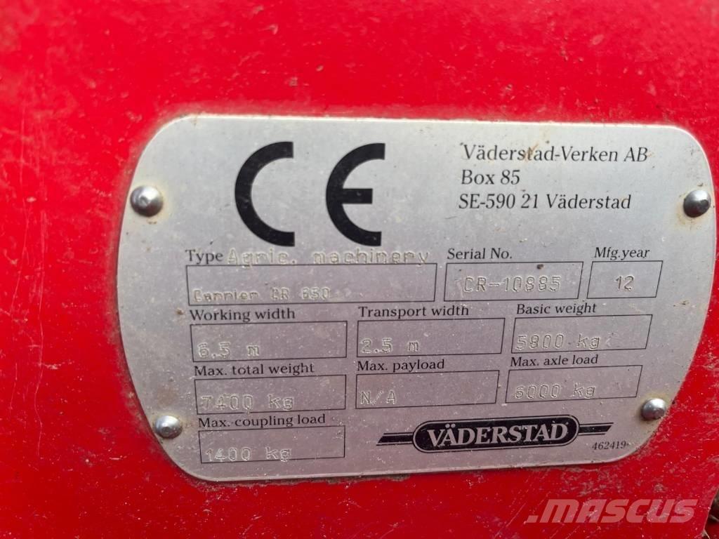 Väderstad Carrier650 Erpici a dischi
