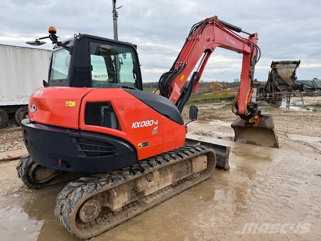 Kubota KX 080-4 Miniescavatori
