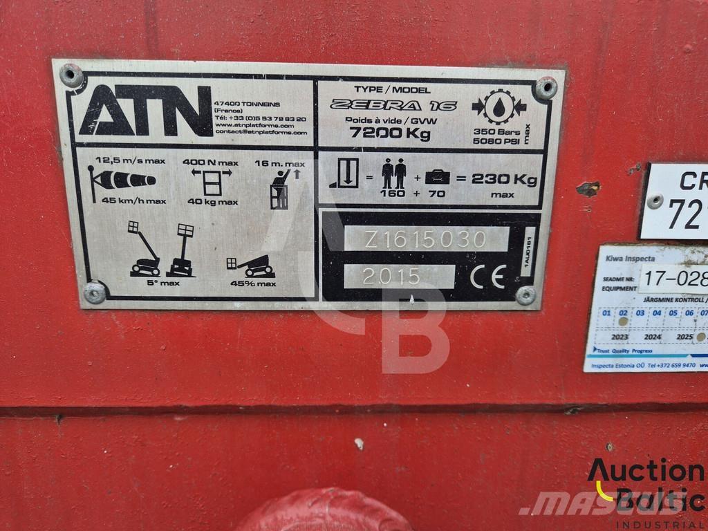 ATN Zebra 16 Piattaforme a braccio articolato