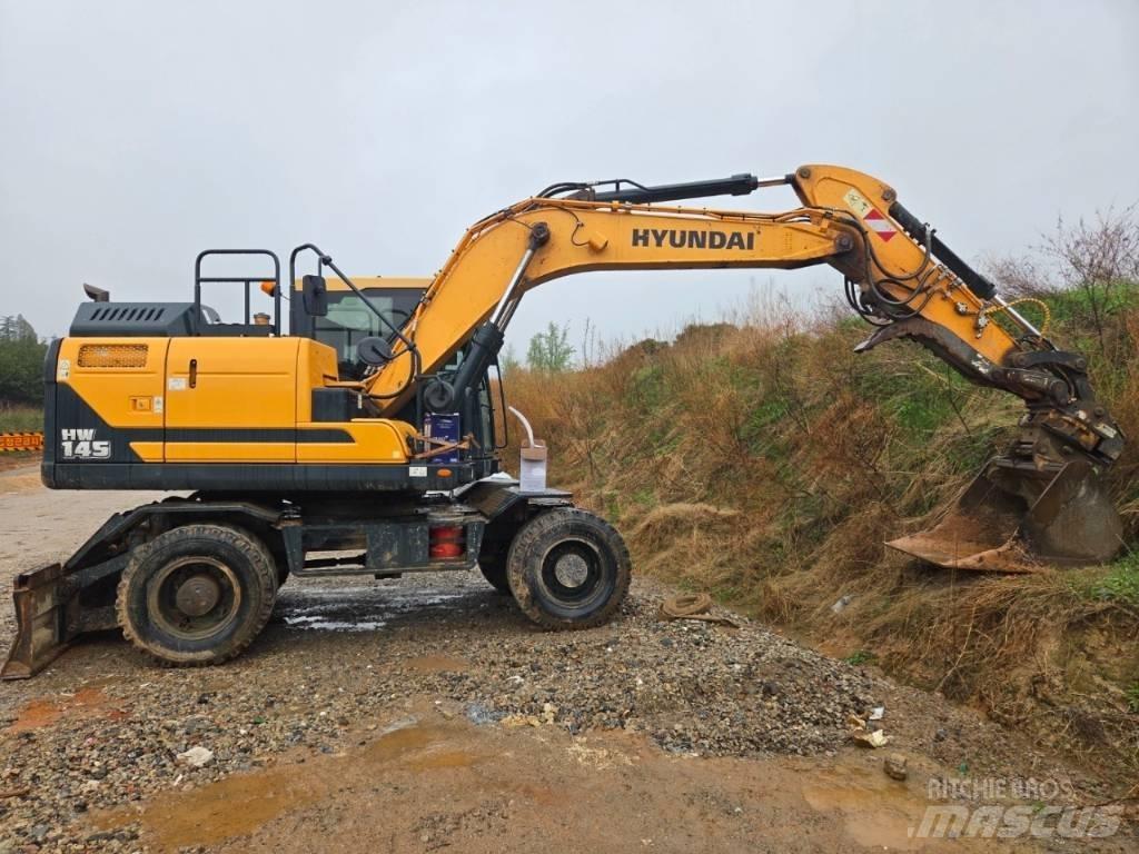 Hyundai HW 145 Escavatori gommati