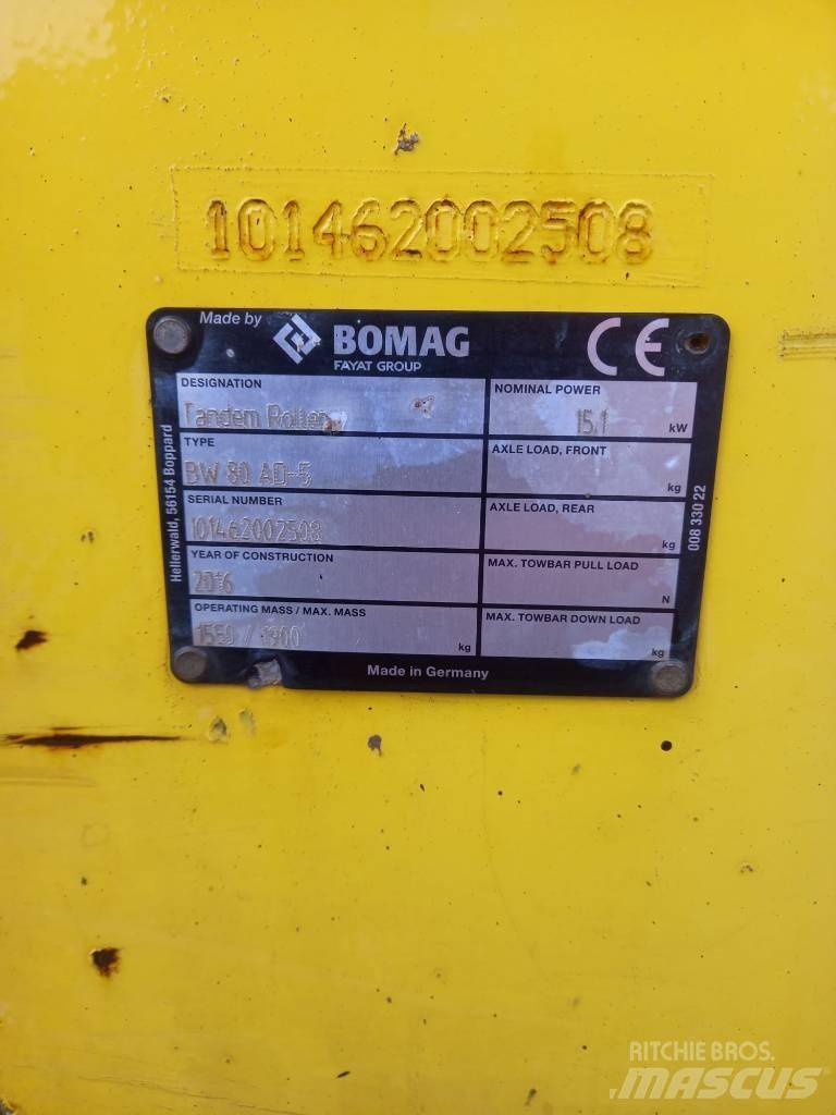 Bomag BW 80 AD-5 Rulli a doppio tamburo