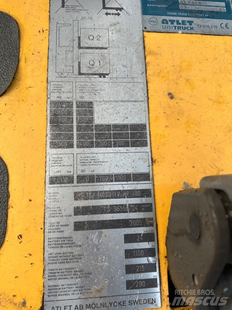 Atlet TS140 Transpallet uomo a terra