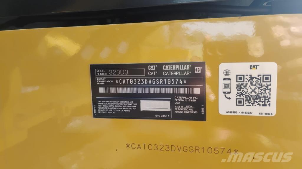 CAT 323D3 Escavatori cingolati