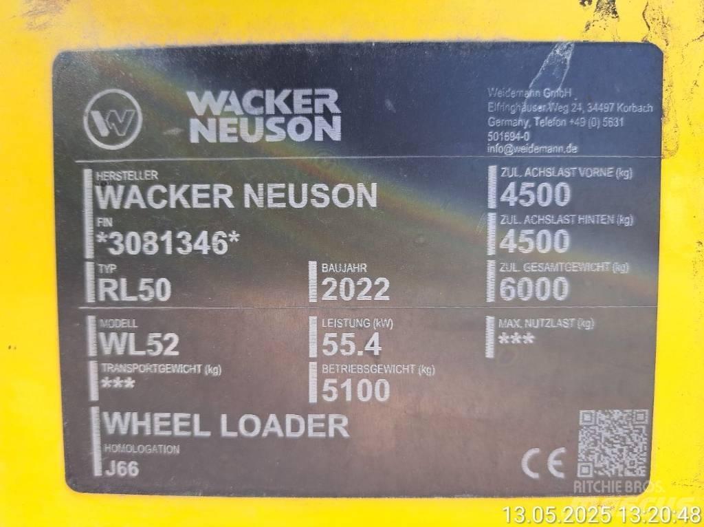 Wacker Neuson WL52 Pale gommate