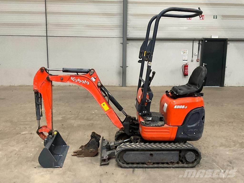 Kubota K 008-3 Miniescavatori