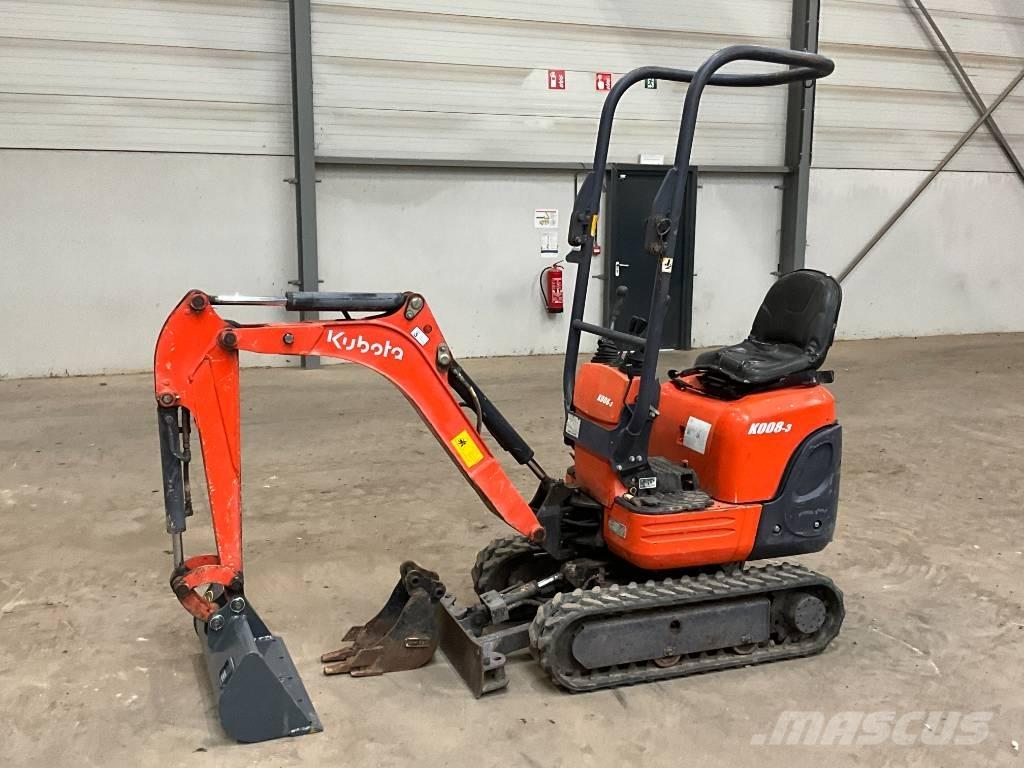 Kubota K 008-3 Miniescavatori