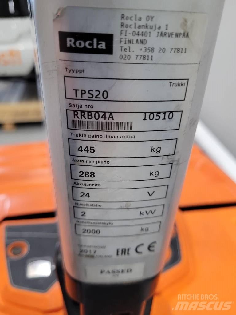 Rocla TPS20 Carrelli elevatori bassi a piattaforma