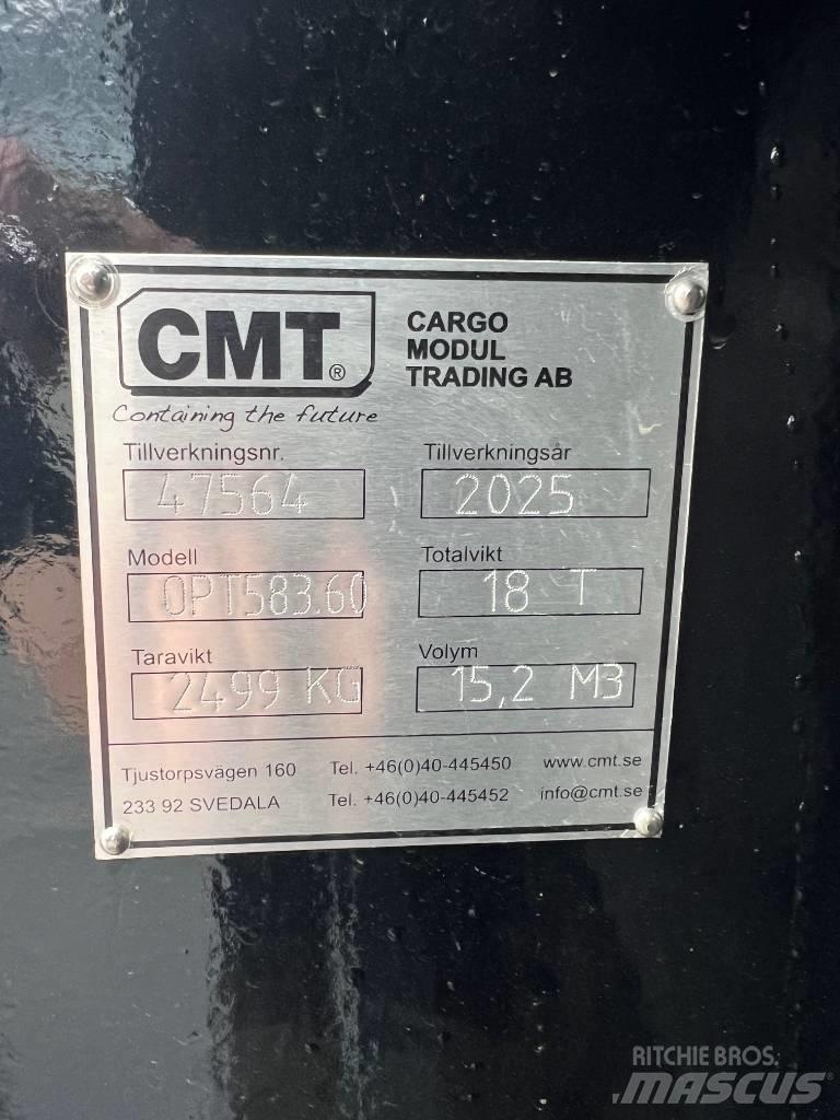 CMT Schaktflak 15m3 Pompe per calcestruzzo carrellate