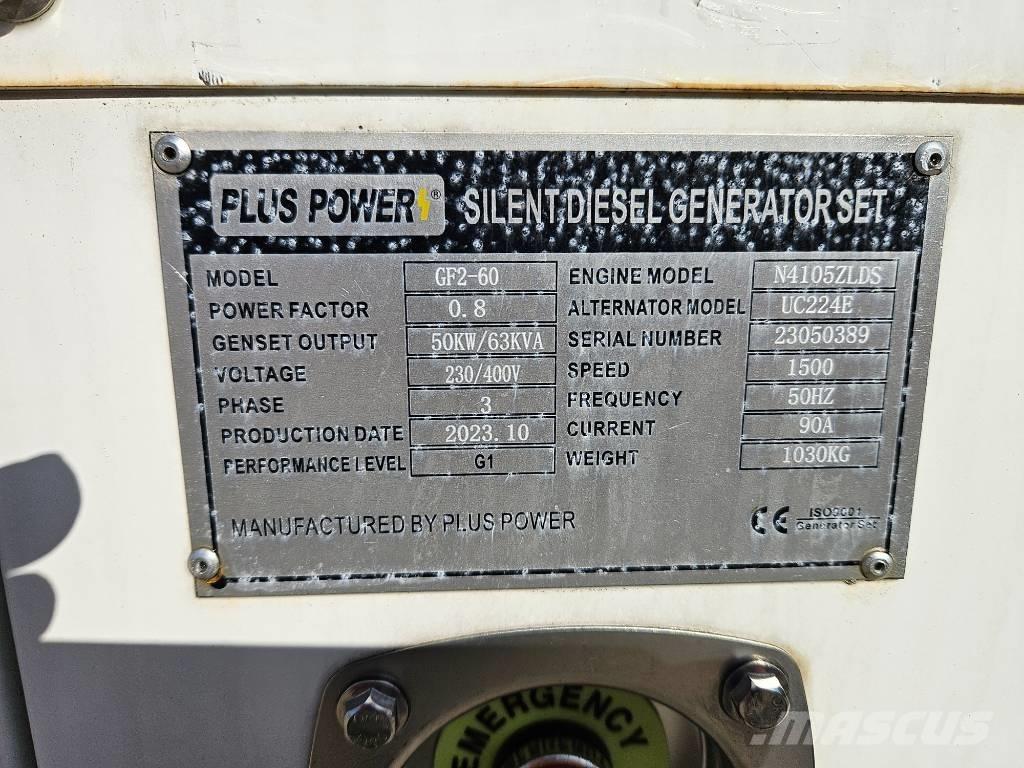  Plus Power GF2-60 Generatori diesel