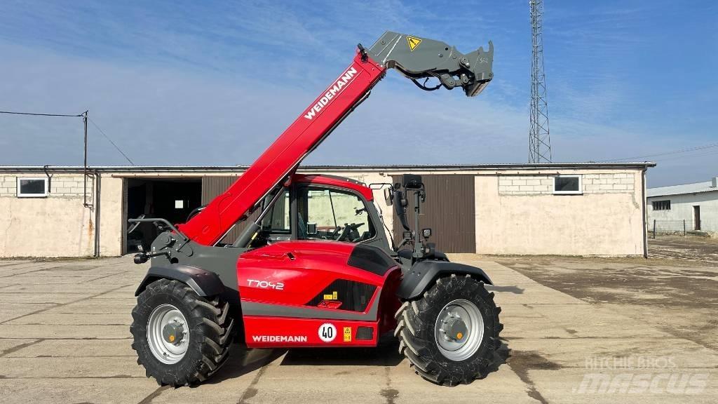 Weidemann T 7042 Sollevatori telescopici per agricoltura