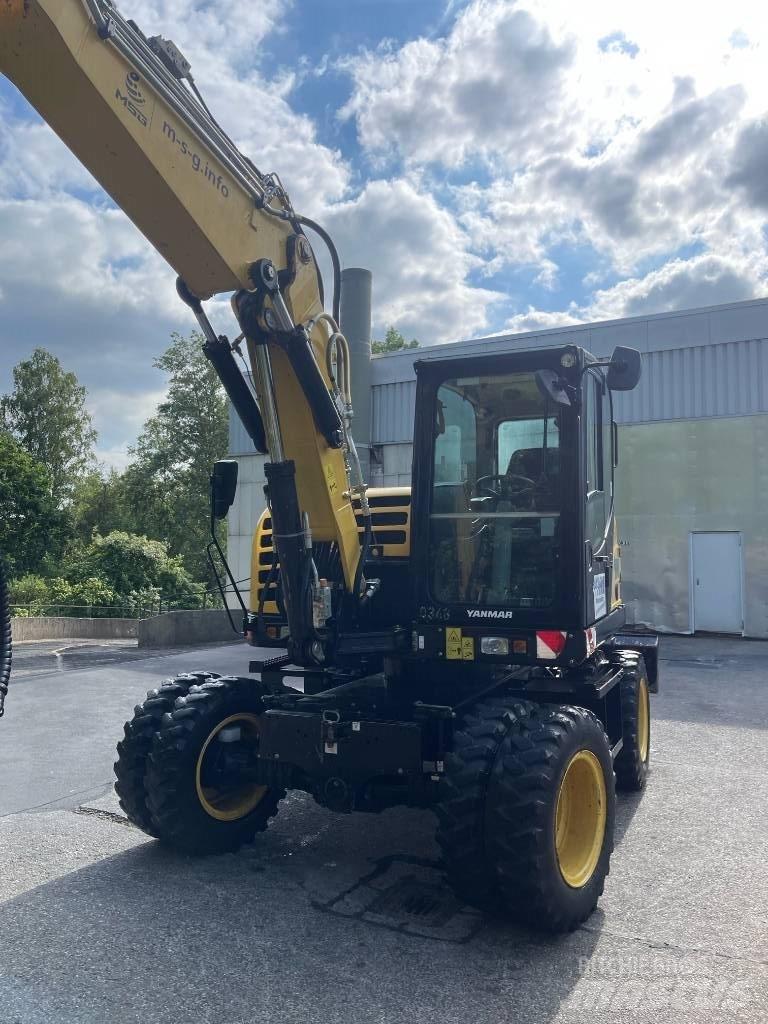 Yanmar B 95 W Escavatori gommati