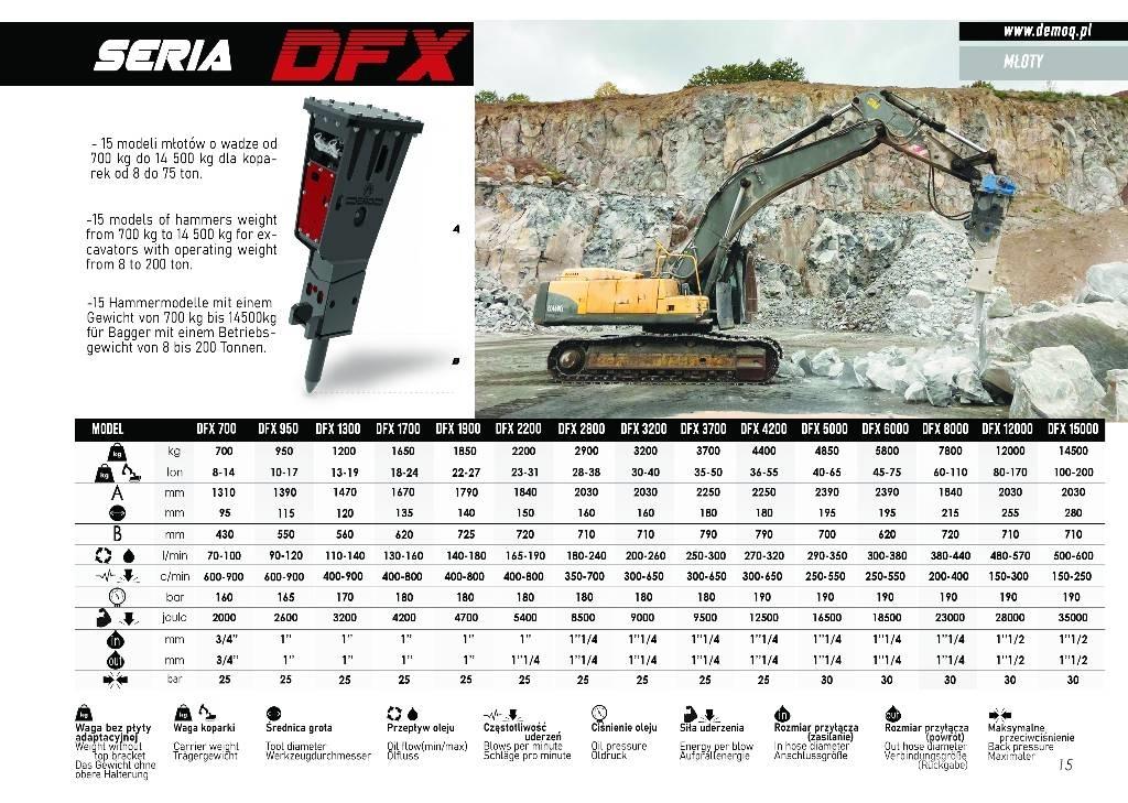  DEMOQ DFX2200 Martelli - frantumatori