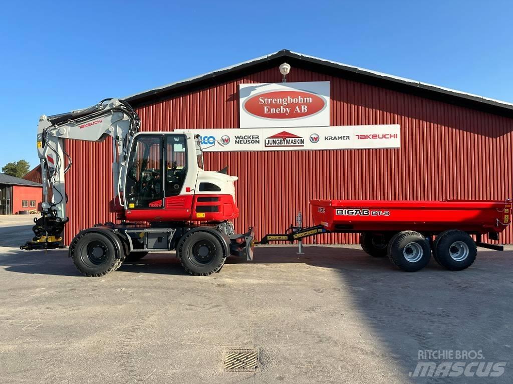 Takeuchi TB 395 W Escavatori gommati