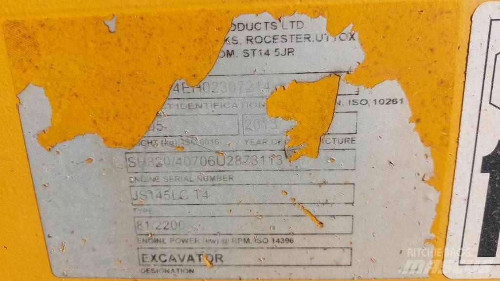 JCB JS 145 LC Escavatori cingolati