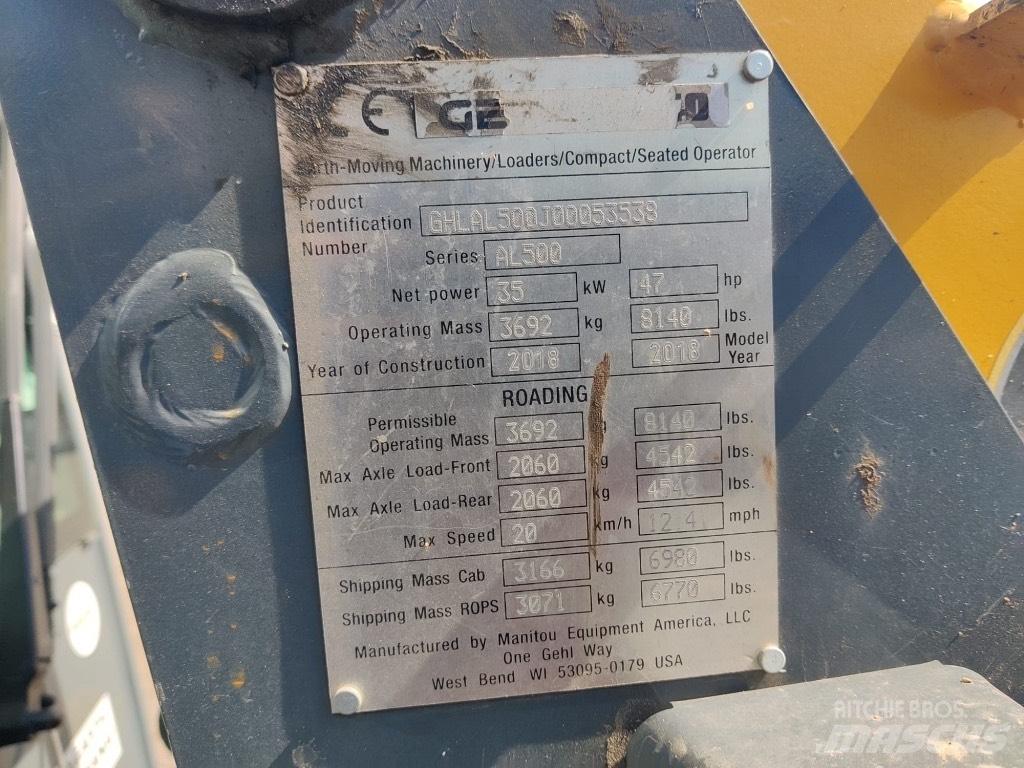 Gehl AL 540 Pale gommate