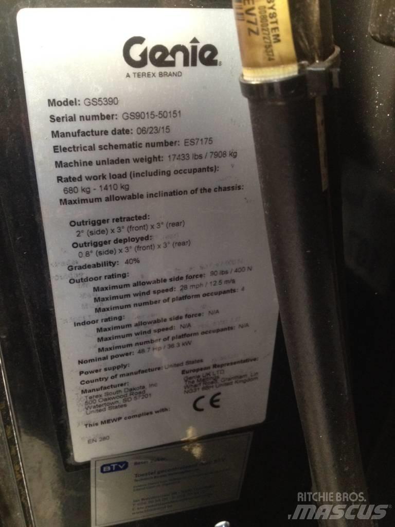 Genie GS 5390 Piattaforme a pantografo