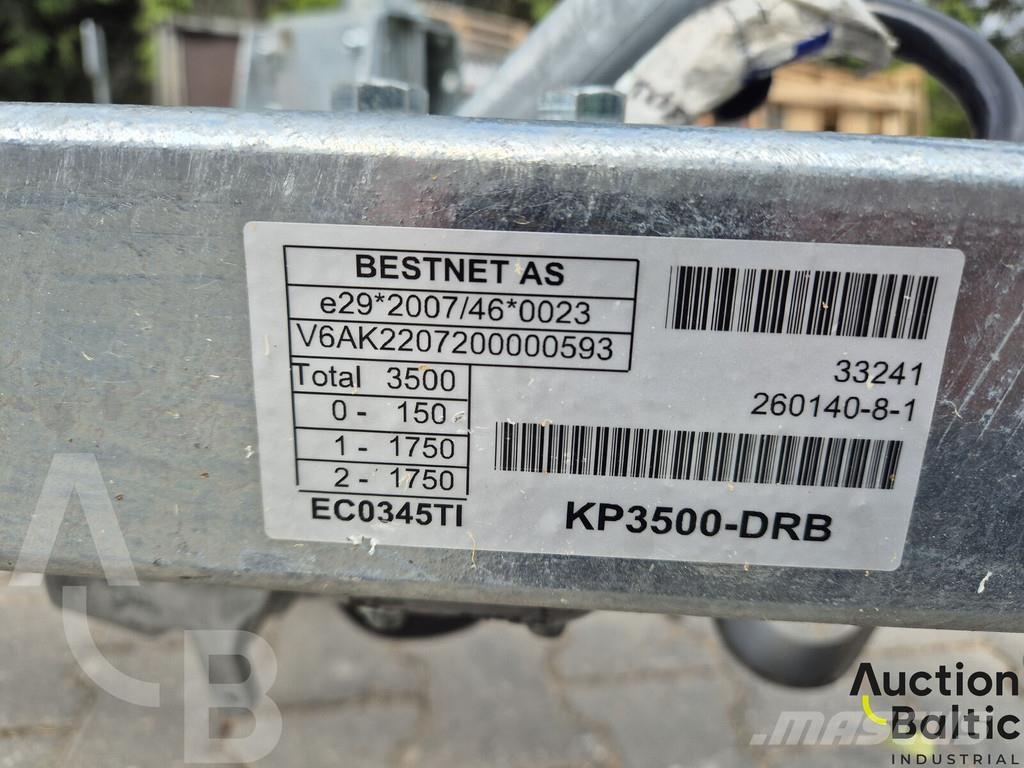  Tiki KP3500-DRB Semirimorchi tautliner