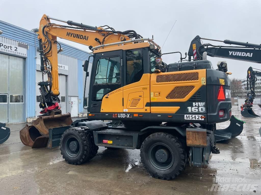Hyundai HW160 Escavatori gommati