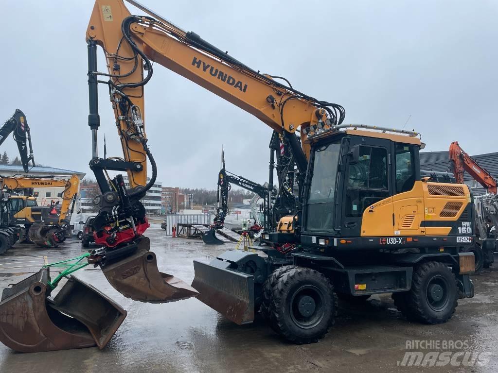 Hyundai HW160 Escavatori gommati