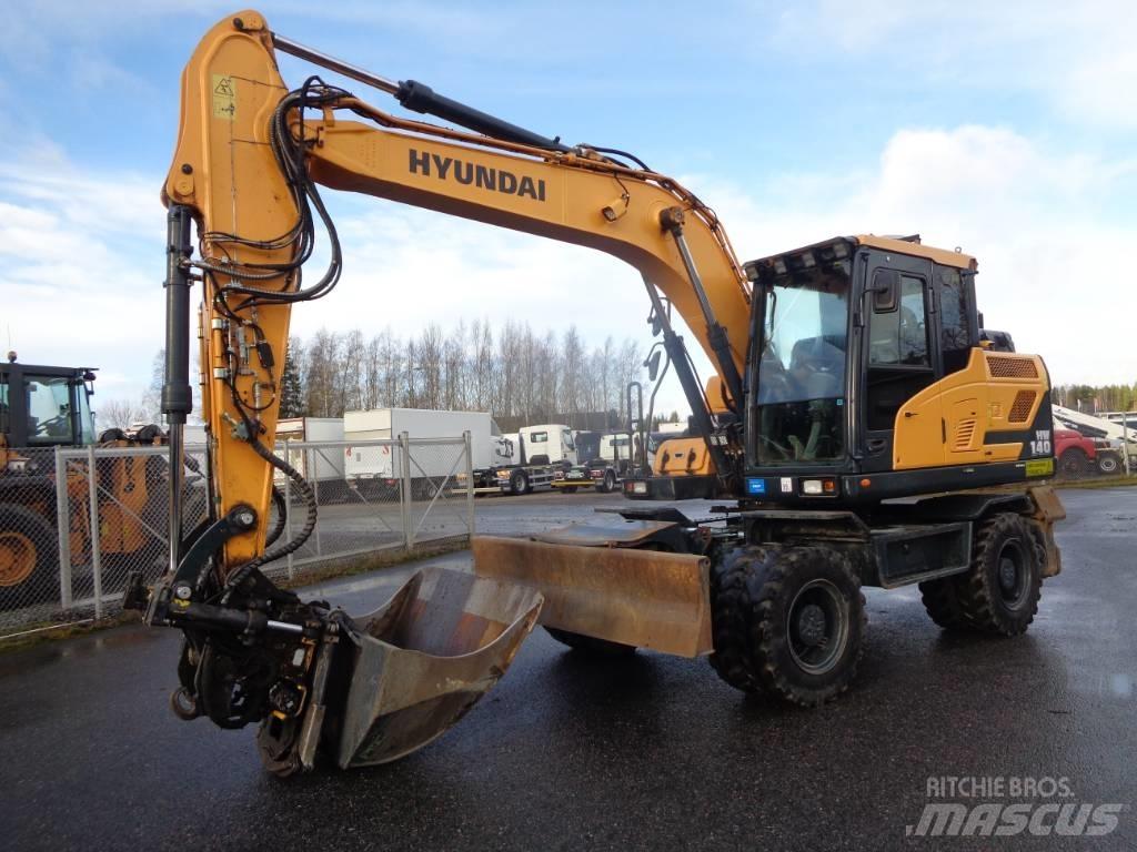 Hyundai HW 140 Escavatori gommati