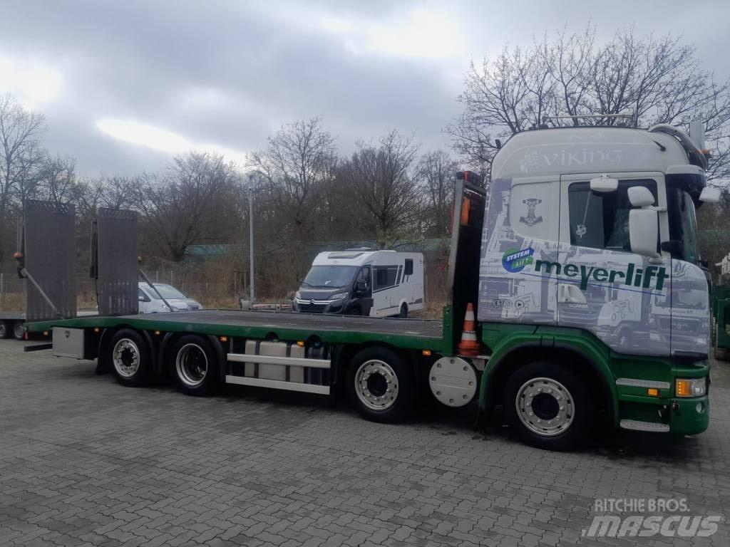 Scania G 440 Autocarro pianale / argano