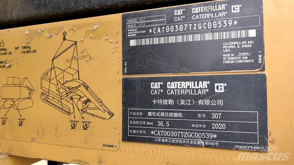CAT 2020 CAT 307 Miniescavatori