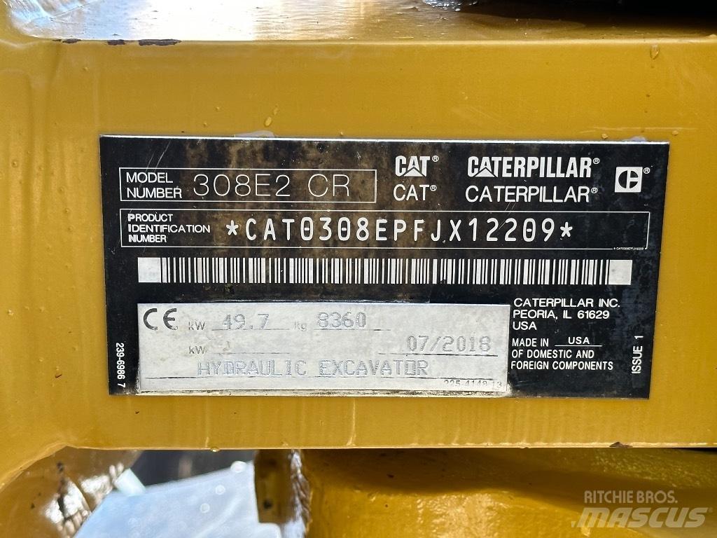 CAT 308 E2 CR Escavatori medi 7t - 12t