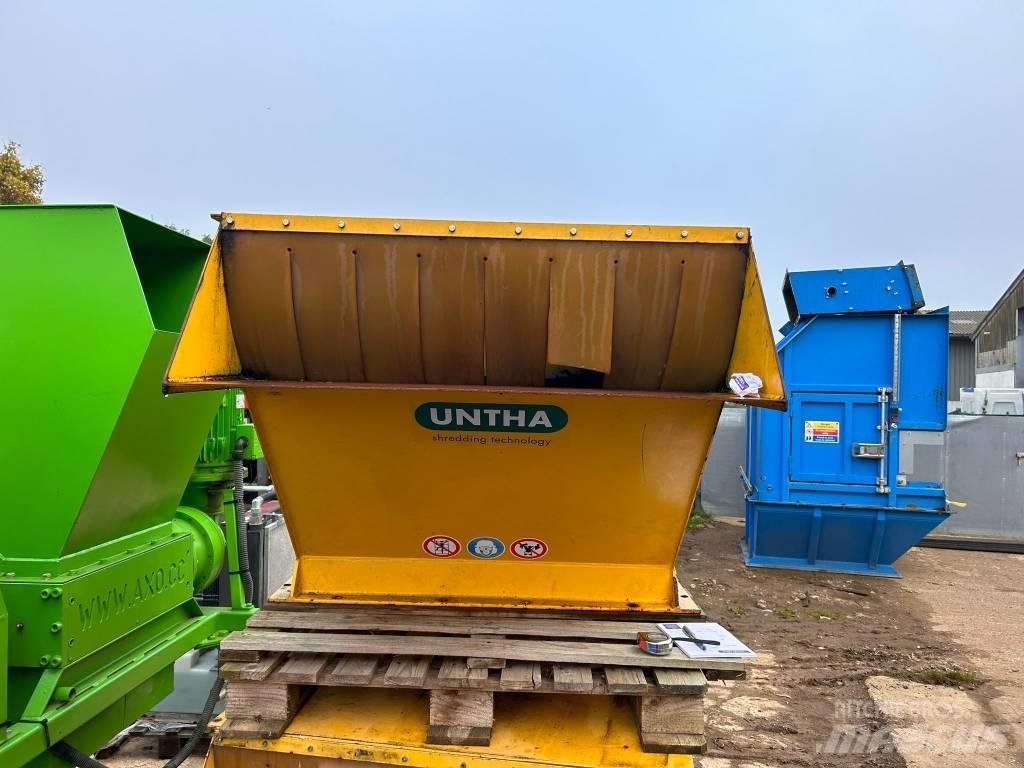 Untha RS50 Feed Hood Pezzi di ricambio per lo smaltimento rifiuti/riciclaggio