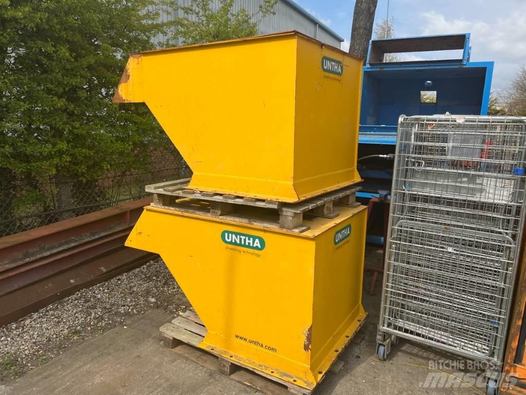 Untha RS50 Feed Hood Pezzi di ricambio per lo smaltimento rifiuti/riciclaggio