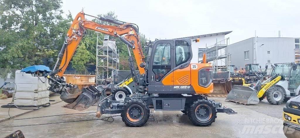 Doosan DX 100 W-7 Escavatori gommati