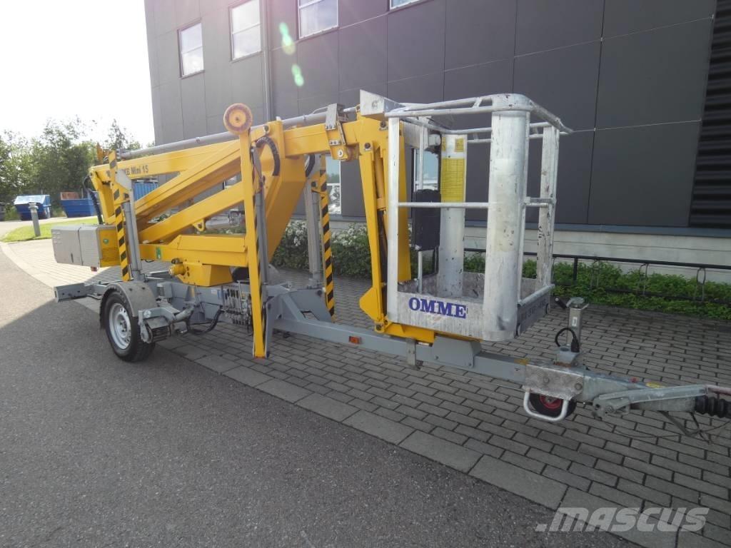 Omme Mini 15 EXBJ Piattaforme aeree su rimorchio