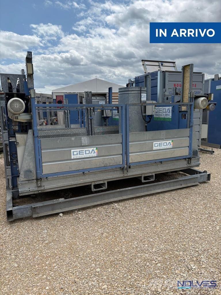 Geda 1500Z/ZP Piattaforme cingolate, Piattaforme a ragno e Montacarichi