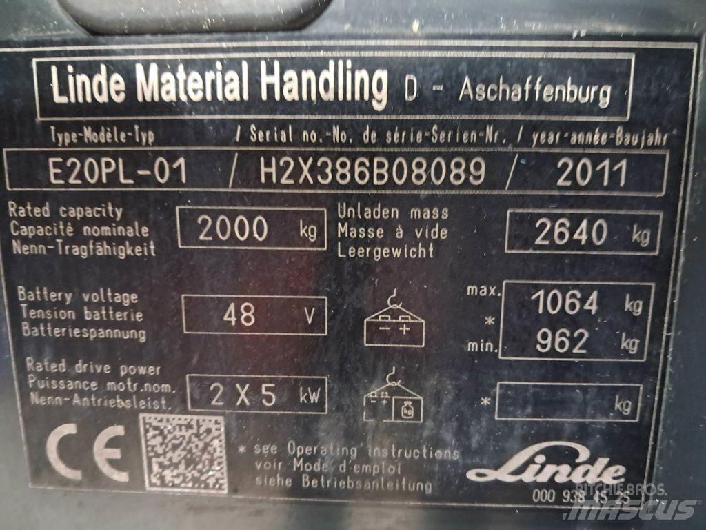 Linde E20PL-01 Carrelli elevatori elettrici