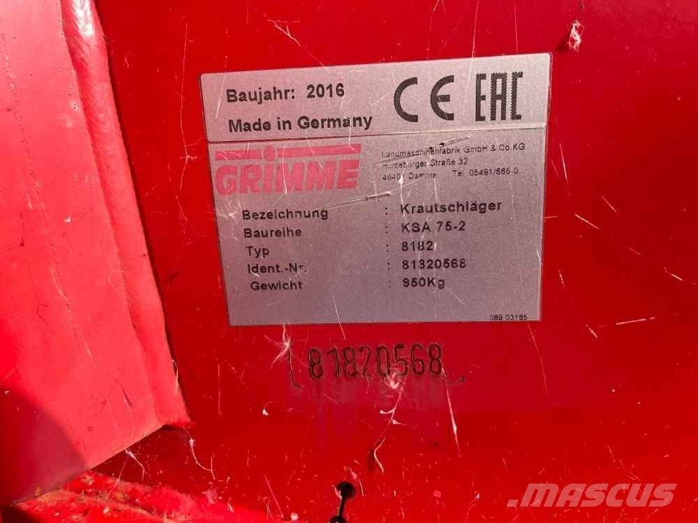 Grimme KSA 75-2 Attrezzature  raccolta patate - Altro