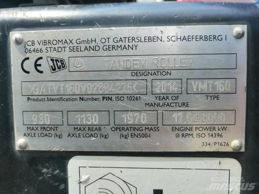 JCB Vibromax vmt 160 Rulli a doppio tamburo