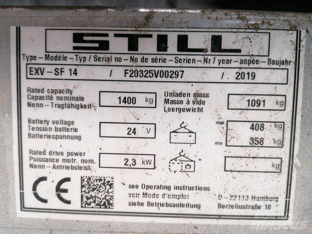 Still EXV-SF14 Transpallet uomo a terra