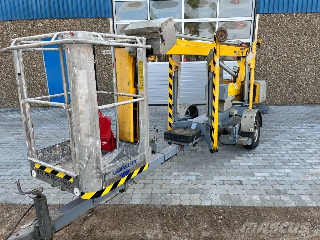 Omme Mini 12 EBJ Piattaforme aeree su rimorchio