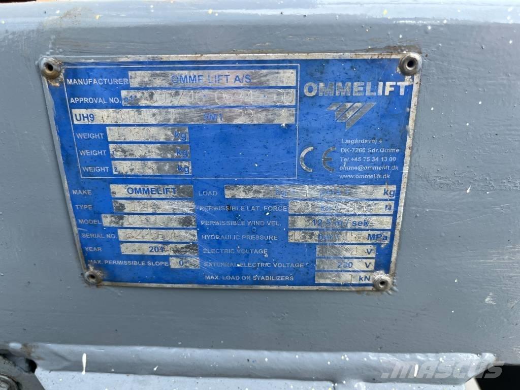 Omme Mini 12 EBJ Piattaforme aeree su rimorchio