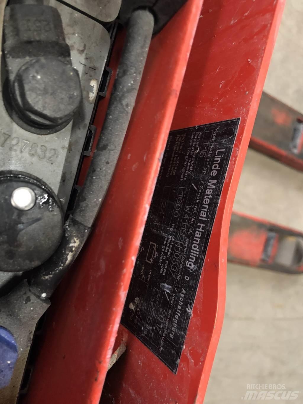 Linde T16 Transpallet manuale
